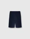 Missoni Cotton Shorts With Zigzag Insert In Blue