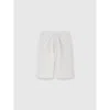 Missoni Cotton Shorts With Zigzag Insert In White