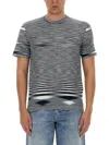 Missoni Man T-shirt Midnight Blue Size Xxl Cotton In Blue