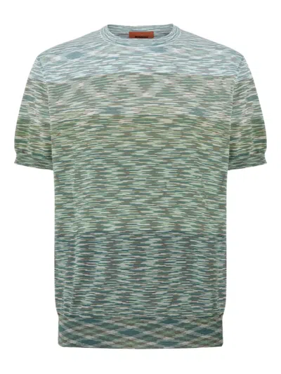 Missoni Cotton T-shirt In Multi