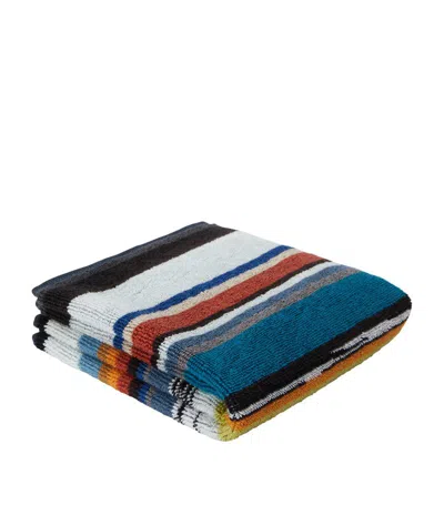 Missoni Cotton Wooden Guest Towel (40cm X 70cm) In Multi