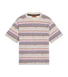 Missoni Cotton Zigzag T-shirt In Multi