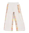 Missoni Cotton Zizgag-trim Sweatpants (12-14 Years) In Ivory