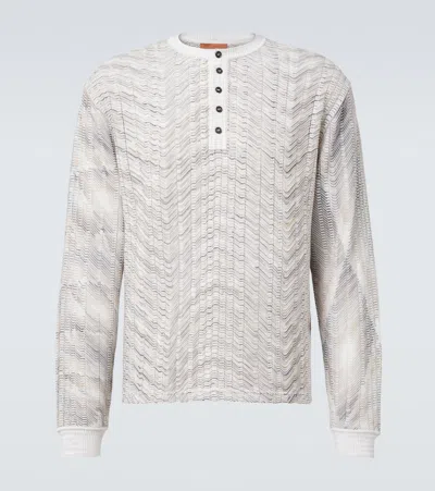 Missoni Cotton-blend Sweater In White