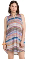 MISSONI COVER UP TOP MULTICOLOR W/ SPACE-DYED