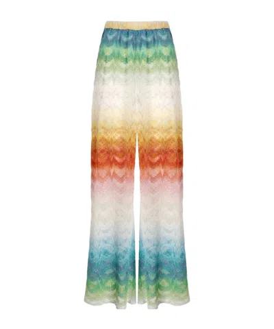 Missoni Cover-up Trousers In Shaded Lame Viscose In Multi