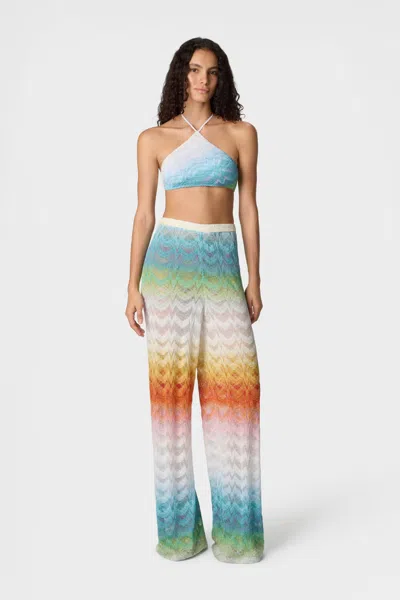 Missoni Cover-up Trousers In Shaded Lame Viscose In Multi