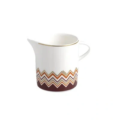 Missoni Creamer Iconic Diam. 3.5 In, H 3.3 In In White