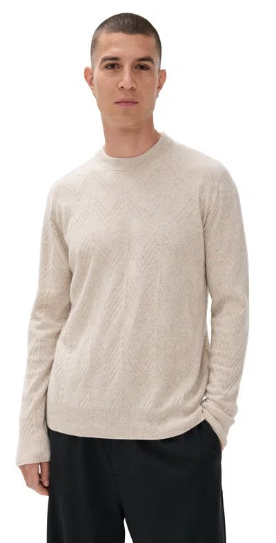 Missoni Crew Neck Cashmere Sweater Light Beige In Neutral