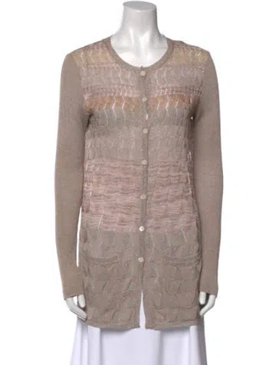 Pre-owned Missoni Crew Neck Long Sleeve Tunic