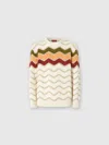 Missoni Patterned-jacquard Jumper In Neutral