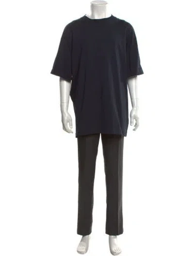 Pre-owned Missoni Crew Neck Short Sleeve T-shirt In Blue