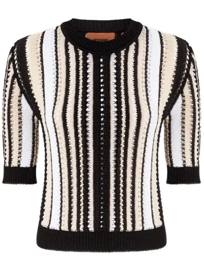 Missoni Crew-neck Sweater In Black