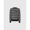Missoni Crew Neck Sweater With Zigzag Pattern In Multi