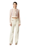 Missoni Crewneck Cardigan In Cotton Blend Caperdoni Motif In Multicoloured 2