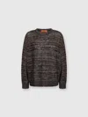Missoni Rundhalspullover Aus Viskose In Multicoloured
