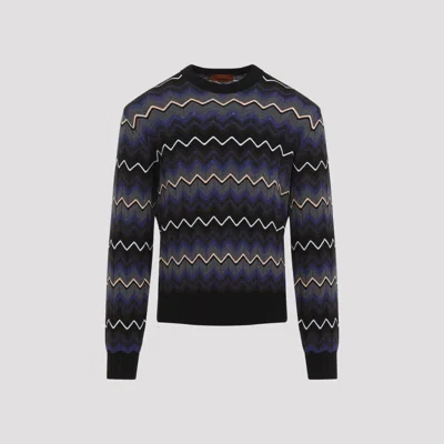 Missoni Crewneck Sweater In Grey