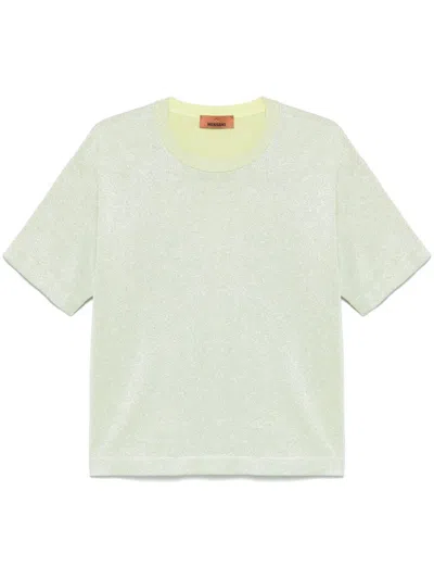 Missoni Crewneck Sweater In Green