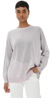 Missoni Crewneck Sweater Light Pink In Light Pink