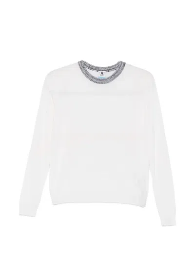 Missoni Crew-neck Sweater In White