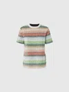 Missoni Women Embroidered Viscose Blend T-shirt In Multicoloured