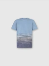 Missoni Men's Flame Cotton And Linen T-shirt | Size Small | Us25sl09 Color Bj00mrs72iz In Blue