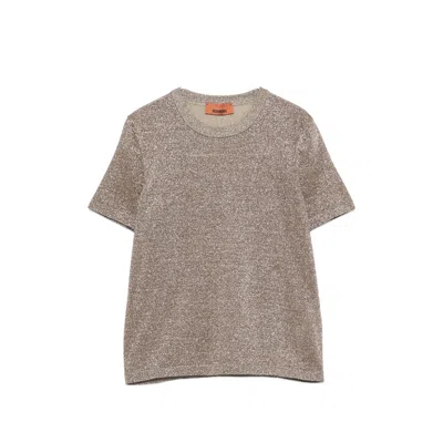 Missoni Crew-neck Top In Brown