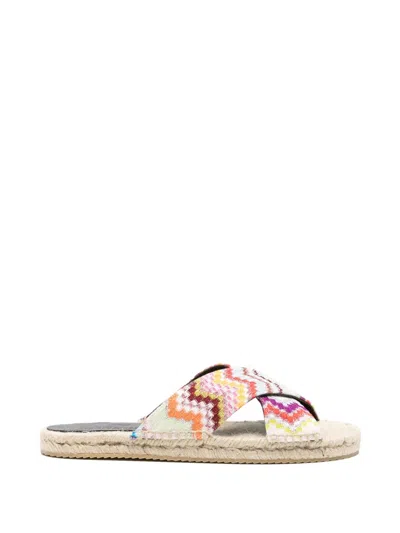 Missoni Criss-cross Espadrilles In Multi