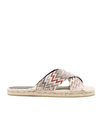 MISSONI CRISS-CROSS PATTERNED ESPADRILLES