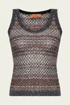 Missoni Crochet-effect Weave Top