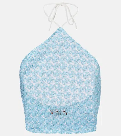 Missoni Crochet Halterneck Top