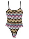 Missoni One Piece Swimwear In Black