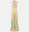 Missoni Crochet Lamé Maxi Dress In Multicoloured