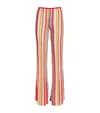 Missoni Stripe-pattern Semi-sheer Flared Trousers