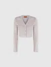 Missoni Cropped Cardigan With Wave Pattern