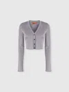 Missoni Cropped Cardigan With Wave Pattern