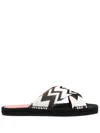 Missoni Cross-straps Espadrilles In Schwarz