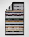Missoni Curt Hand Towel In Nero Multicolor