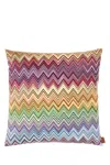 Missoni Embroidered Cotton Jarris Pillow In Multi