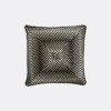 Missoni Ziggy Logo-tag Cushion In Black And White