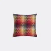 Missoni Montgomery Geometric-pattern Cushion In Red Multicolor