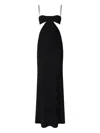 Missoni Cut-out Long Dress With Embossed Lace In Black