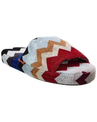 Missoni Home Cyrus Open Slipper With Band In White