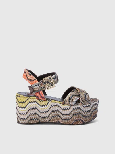Missoni Damen-sandalen In Multi