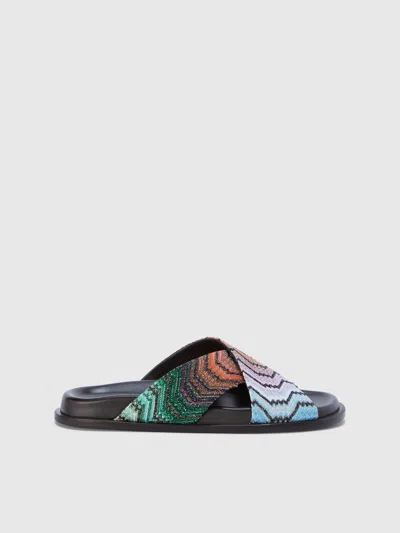 Missoni Damen-sandalen In Multi