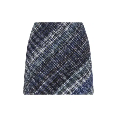 Missoni Dark Tones Caperdoni Mini Skirt In Blue