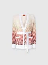 Missoni Herringbone Cardigan In Multicoloured