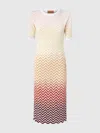 Missoni Zigzag-woven Midi Dress In Multicoloured
