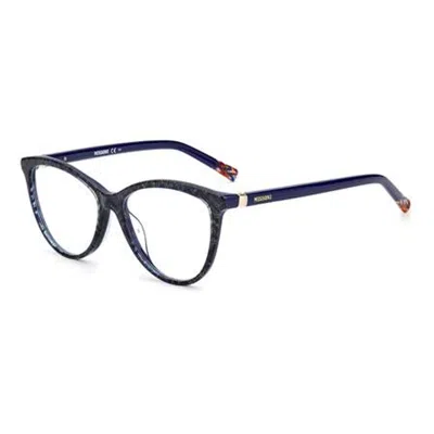 Missoni Demo Cat Eye Ladies Eyeglasses Mis 0022 0s6f 53 In Blue