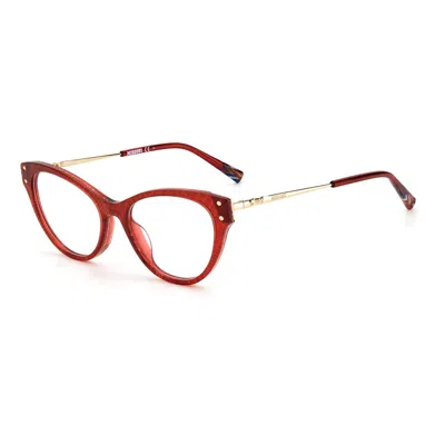 Missoni Demo Cat Eye Ladies Eyeglasses Mis 0044 0lhf In Red